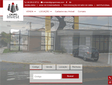 Tablet Screenshot of grupoinvest.com